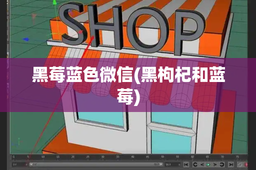 黑莓蓝色微信(黑枸杞和蓝莓)