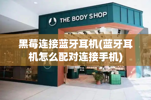 黑莓连接蓝牙耳机(蓝牙耳机怎么配对连接手机)