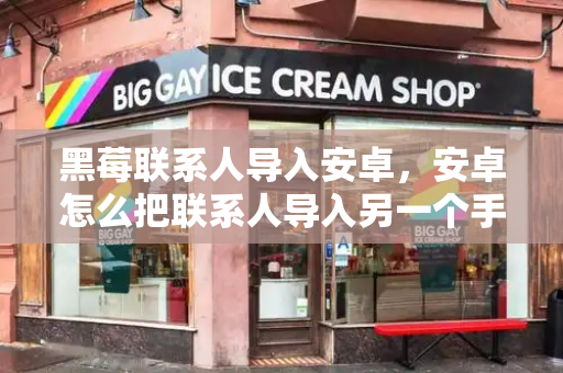 黑莓联系人导入安卓，安卓怎么把联系人导入另一个手机-第1张图片-星选测评