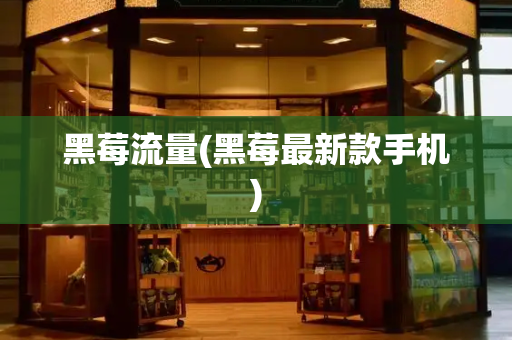 黑莓流量(黑莓最新款手机)