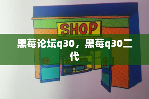 黑莓论坛q30，黑莓q30二代