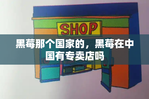 黑莓那个国家的，黑莓在中国有专卖店吗-第1张图片-星选测评