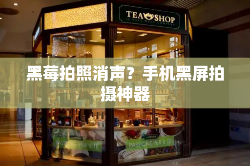 黑莓拍照消声？手机黑屏拍摄神器
