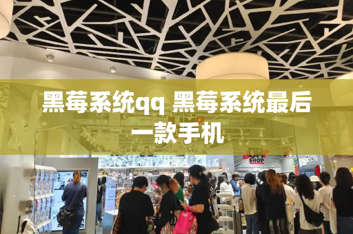 黑莓系统qq 黑莓系统最后一款手机-第1张图片-星选测评