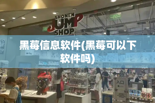 黑莓信息软件(黑莓可以下软件吗)-第1张图片-星选测评