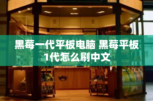 黑莓一代平板电脑 黑莓平板1代怎么刷中文