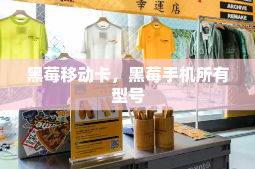 黑莓移动卡，黑莓手机所有型号