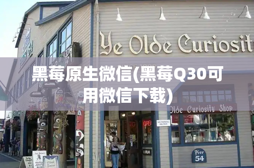 黑莓原生微信(黑莓Q30可用微信下载)