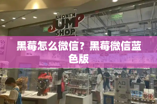 黑莓怎么微信？黑莓微信蓝色版-第1张图片-星选测评