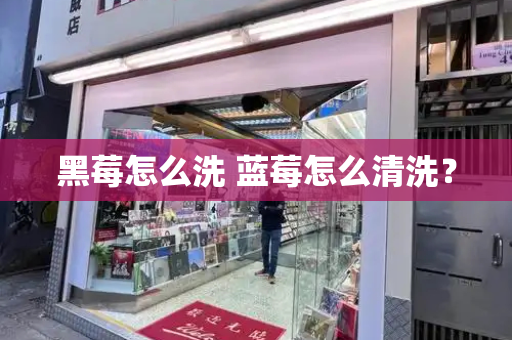 黑莓怎么洗 蓝莓怎么清洗？-第1张图片-星选测评