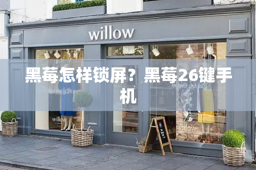 黑莓怎样锁屏？黑莓26键手机-第1张图片-星选测评
