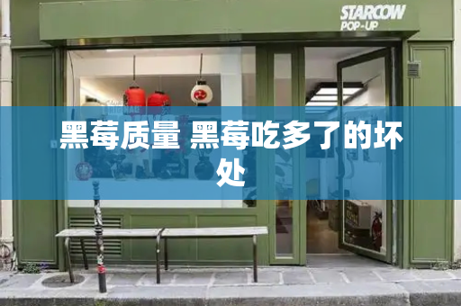 黑莓质量 黑莓吃多了的坏处