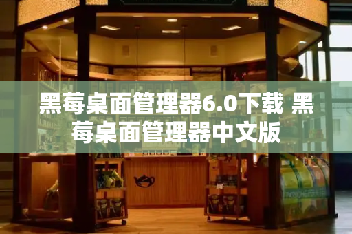 黑莓桌面管理器6.0下载 黑莓桌面管理器中文版