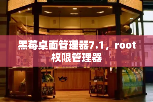 黑莓桌面管理器7.1，root权限管理器