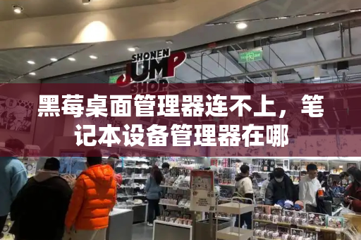 黑莓桌面管理器连不上，笔记本设备管理器在哪
