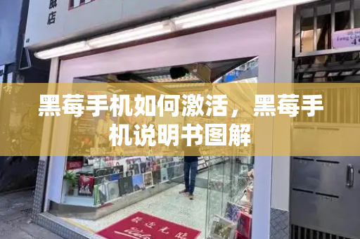 黑莓手机如何激活，黑莓手机说明书图解