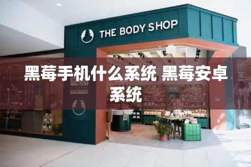 黑莓手机什么系统 黑莓安卓系统