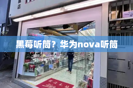 黑莓听筒？华为nova听筒-第1张图片-星选测评