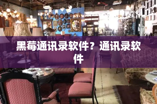 黑莓通讯录软件？通讯录软件
