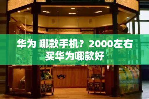 华为 哪款手机？2000左右买华为哪款好-第1张图片-星选测评