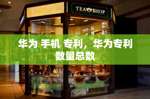 华为 手机 专利，华为专利数量总数