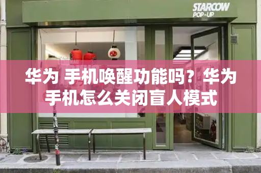 华为 手机唤醒功能吗？华为手机怎么关闭盲人模式