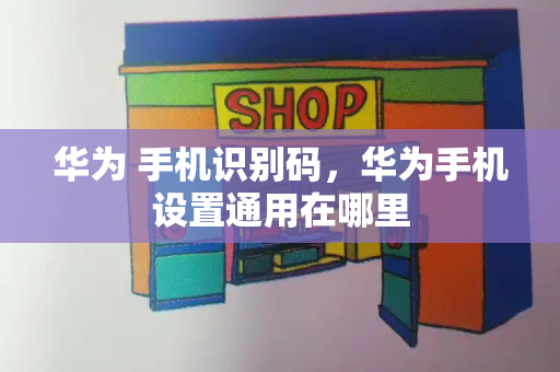 华为 手机识别码，华为手机设置通用在哪里