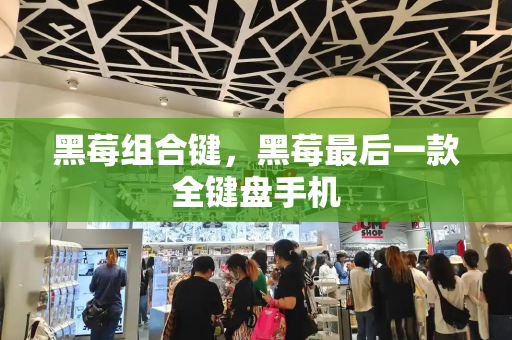 黑莓组合键，黑莓最后一款全键盘手机-第1张图片-星选测评