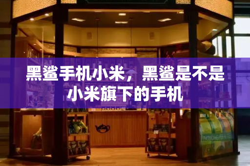 黑鲨手机小米，黑鲨是不是小米旗下的手机