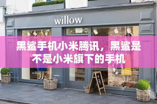 黑鲨手机小米腾讯，黑鲨是不是小米旗下的手机