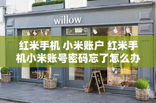 红米手机 小米账户 红米手机小米账号密码忘了怎么办-第1张图片-星选测评