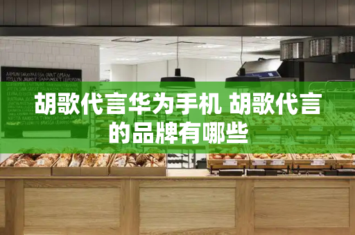 胡歌代言华为手机 胡歌代言的品牌有哪些-第1张图片-星选测评