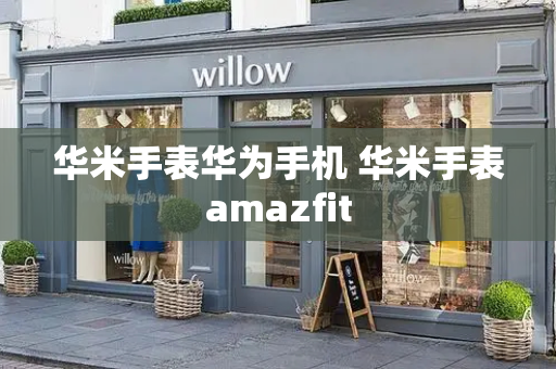 华米手表华为手机 华米手表amazfit