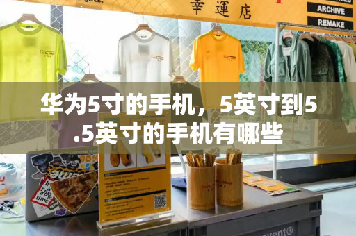 华为5寸的手机，5英寸到5.5英寸的手机有哪些-第1张图片-星选测评