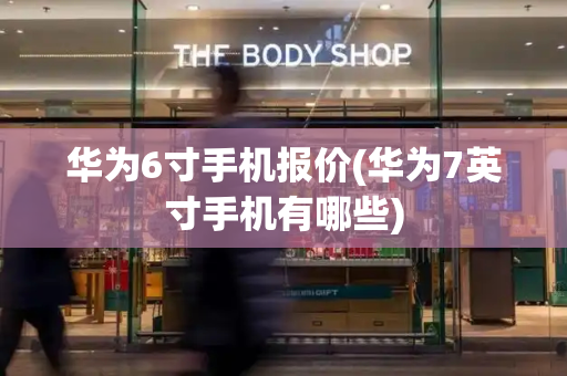 华为6寸手机报价(华为7英寸手机有哪些)