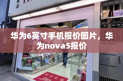 华为6英寸手机报价图片，华为nova5报价-第1张图片-星选测评