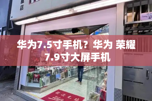 华为7.5寸手机？华为 荣耀 7.9寸大屏手机-第1张图片-星选测评