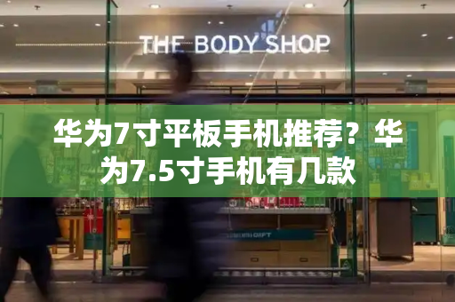 华为7寸平板手机推荐？华为7.5寸手机有几款-第1张图片-星选测评