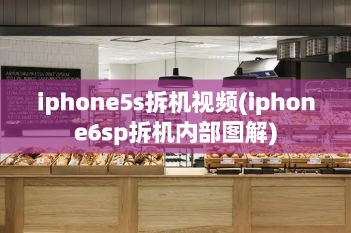 iphone5s拆机视频(iphone6sp拆机内部图解)