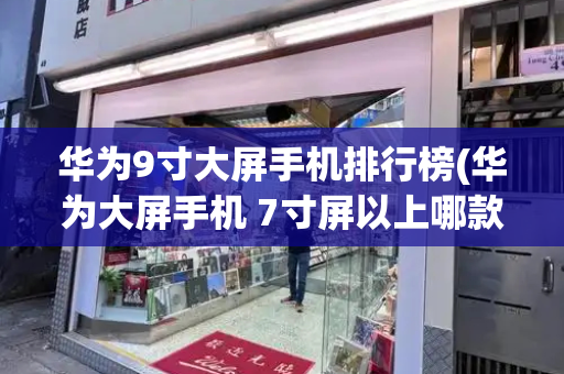 华为9寸大屏手机排行榜(华为大屏手机 7寸屏以上哪款好)-第1张图片-星选测评
