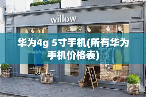 华为4g 5寸手机(所有华为手机价格表)-第1张图片-星选测评