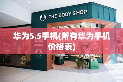 华为5.5手机(所有华为手机价格表)-第1张图片-星选测评