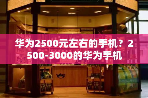华为2500元左右的手机？2500-3000的华为手机