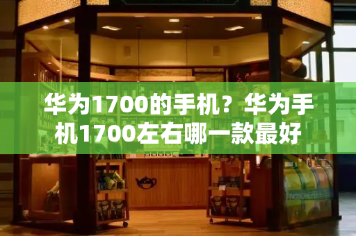 华为1700的手机？华为手机1700左右哪一款最好-第1张图片-星选测评