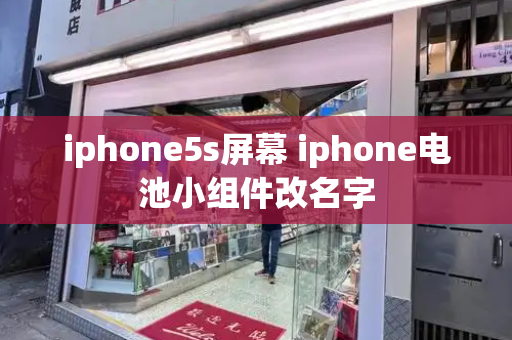 iphone5s屏幕 iphone电池小组件改名字-第1张图片-星选测评