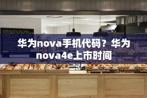 华为nova手机代码？华为nova4e上市时间