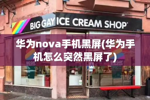 华为nova手机黑屏(华为手机怎么突然黑屏了)-第1张图片-星选测评