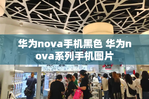 华为nova手机黑色 华为nova系列手机图片