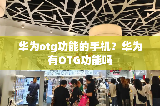 华为otg功能的手机？华为有OTG功能吗