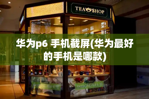 华为p6 手机截屏(华为最好的手机是哪款)-第1张图片-星选测评
